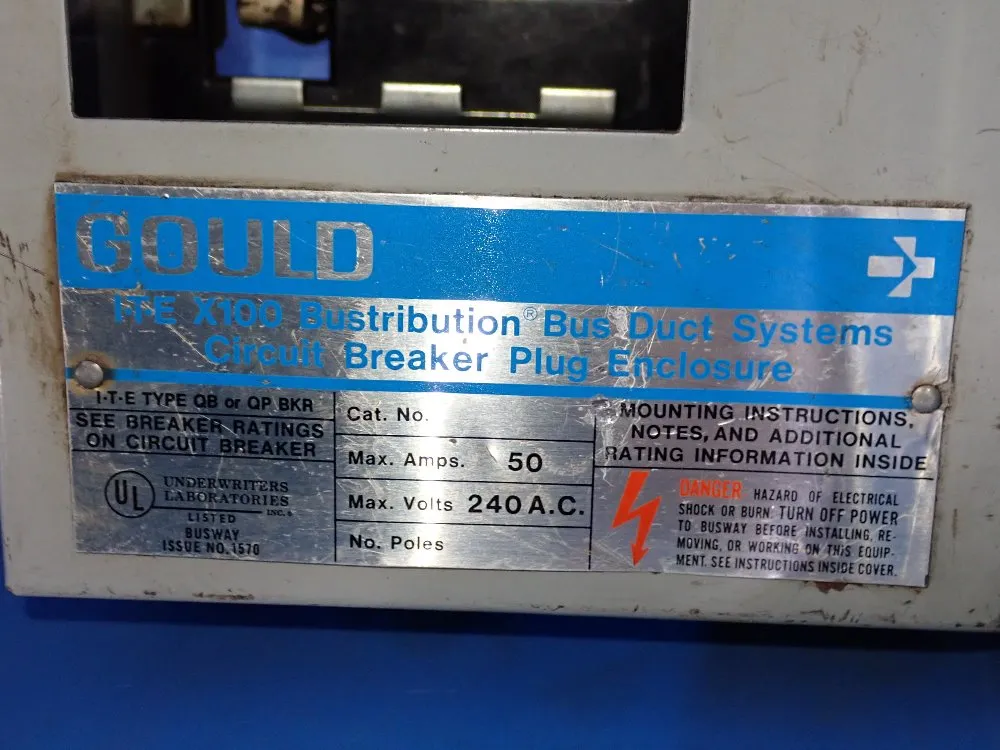 Gould 50 Amp Bus Plugs