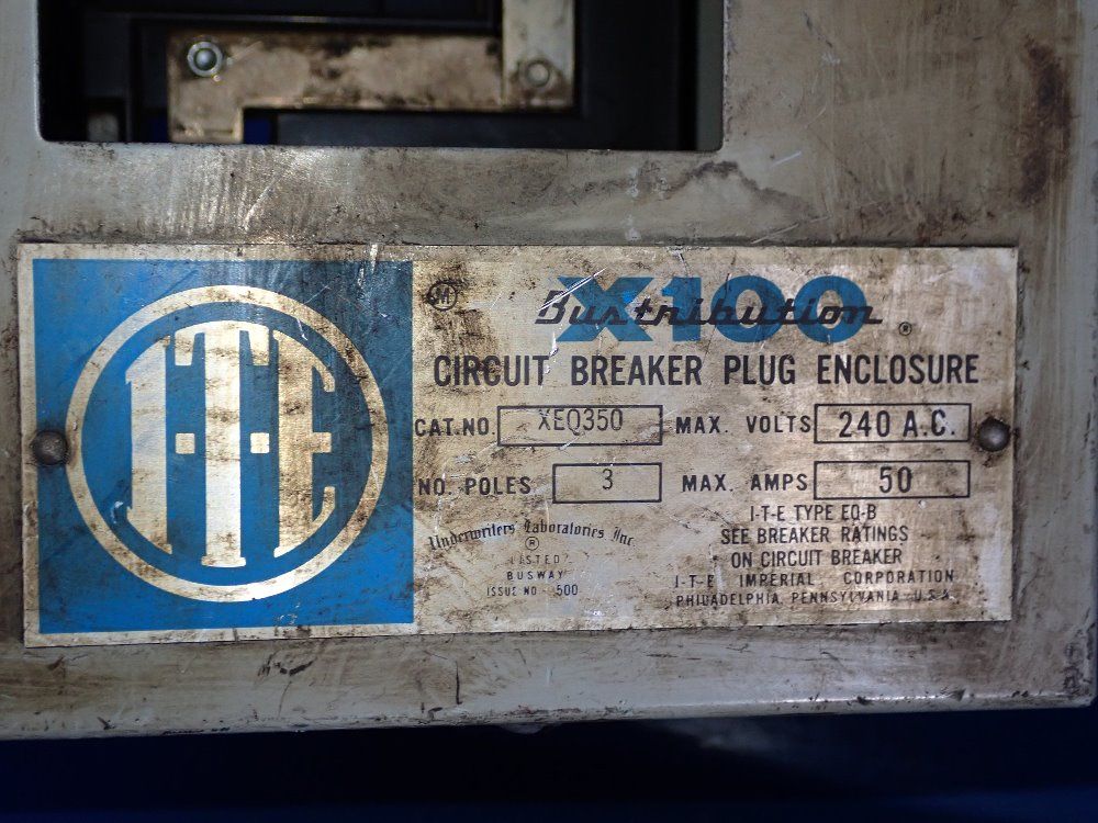 Ite 50 Amp Bus Plugs - Xeq350