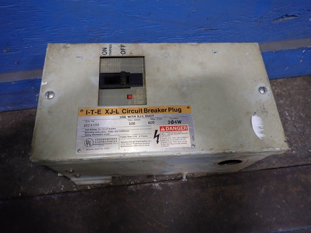 Siemens 100 Amps / 600 Vac Bus Plug - Xec4100