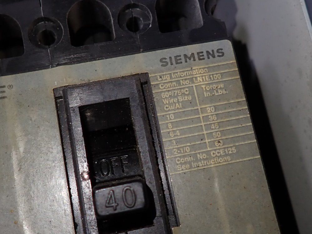 Siemens 100 Amps / 600 Vac Bus Plug - Xec4100