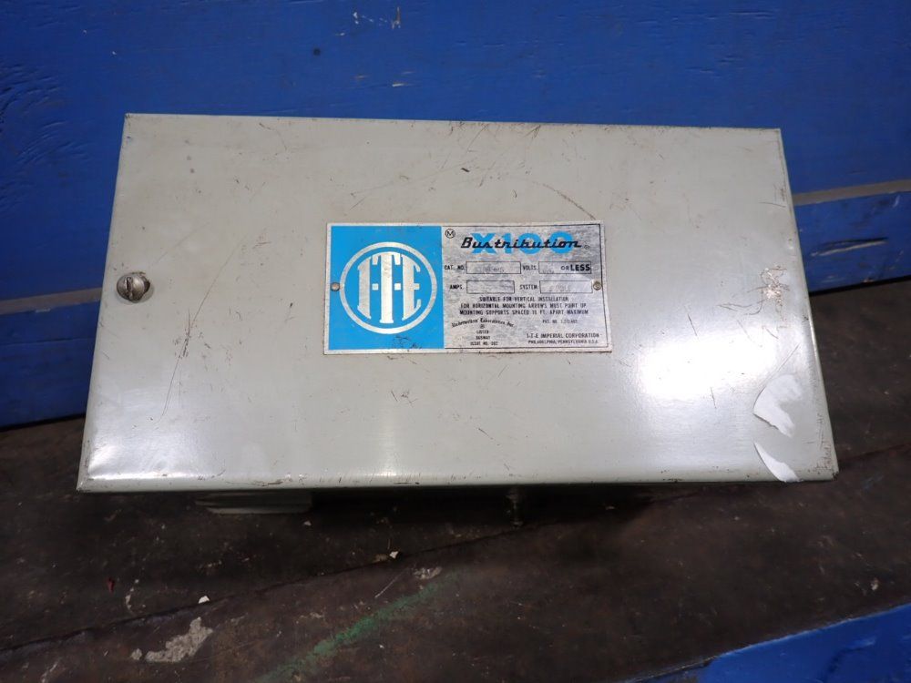 I-t-e Imperial Corporation 100 Amps / 600 Vac Bus Plug