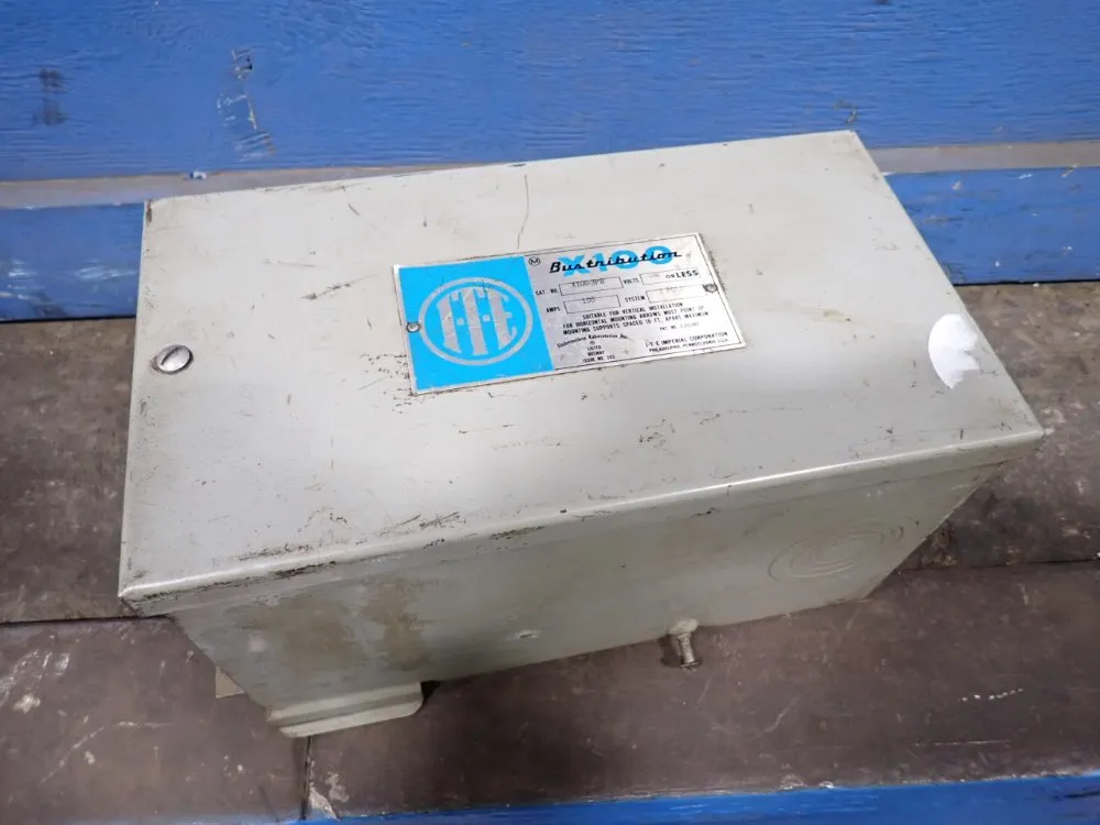 I-t-e Imperial Corporation 100 Amps / 600 Vac Bus Plug - 100-3pb