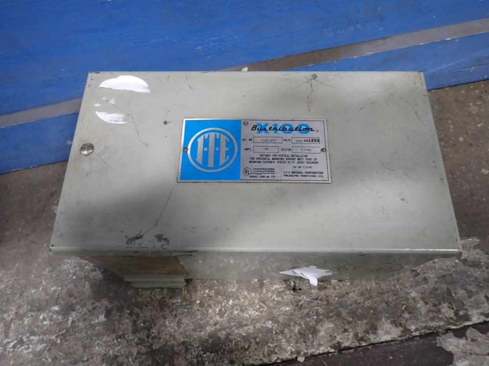 I-t-e Imperial Corporation 100 Amps Bus Plug - X100-4pb