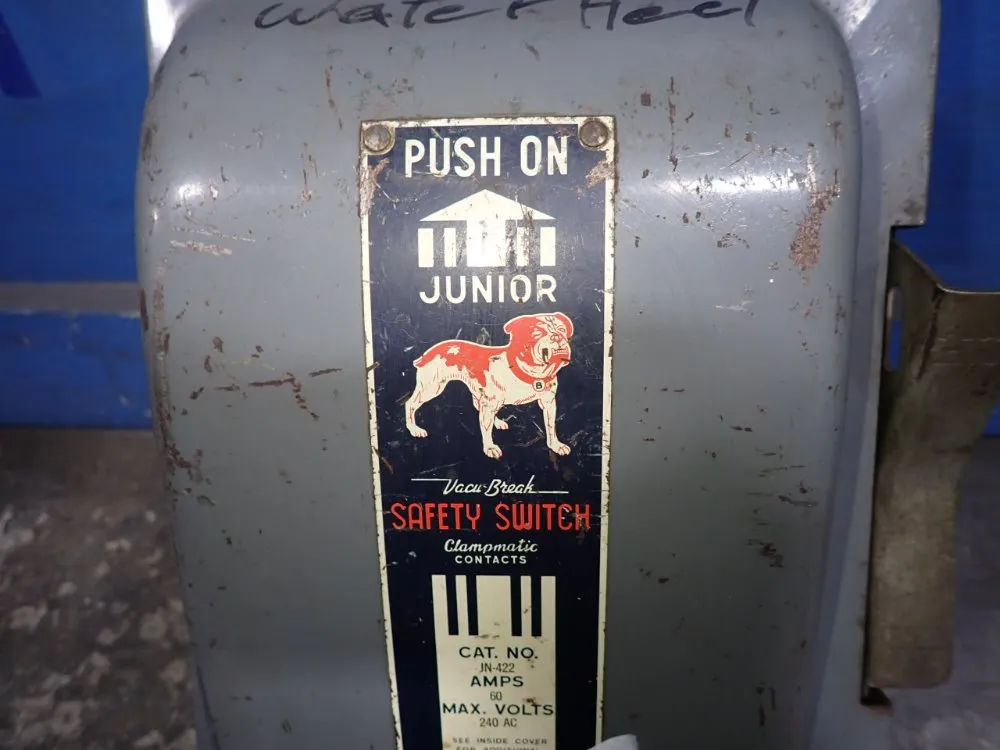 Bulldog Electric Company 60 Amps Fusible Disconnect - Jn-422