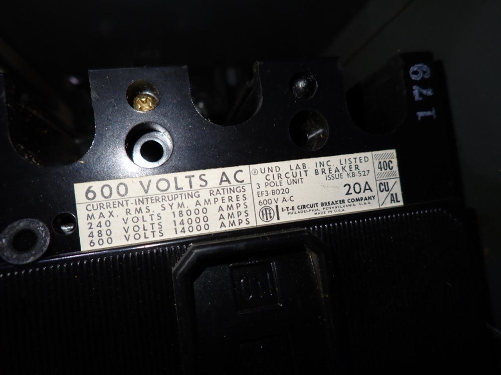 Bulldog Electric 100 Amps / 480 Vac Bus Plug - Xleh4100