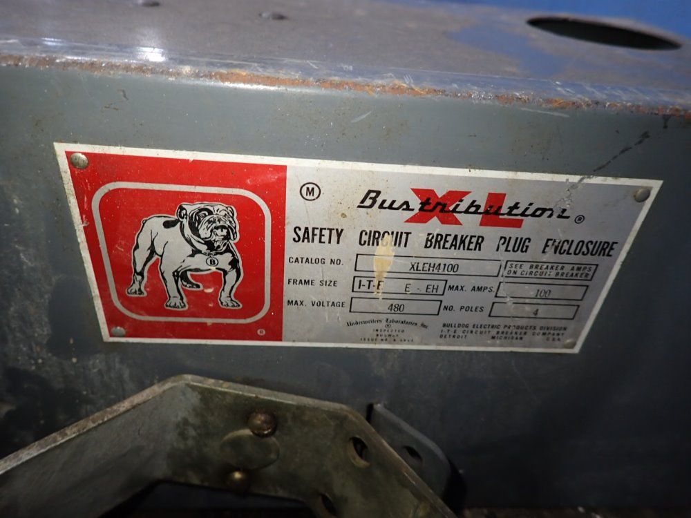 Bulldog Electric 100 Amps / 480 Vac Bus Plug - Xleh4100