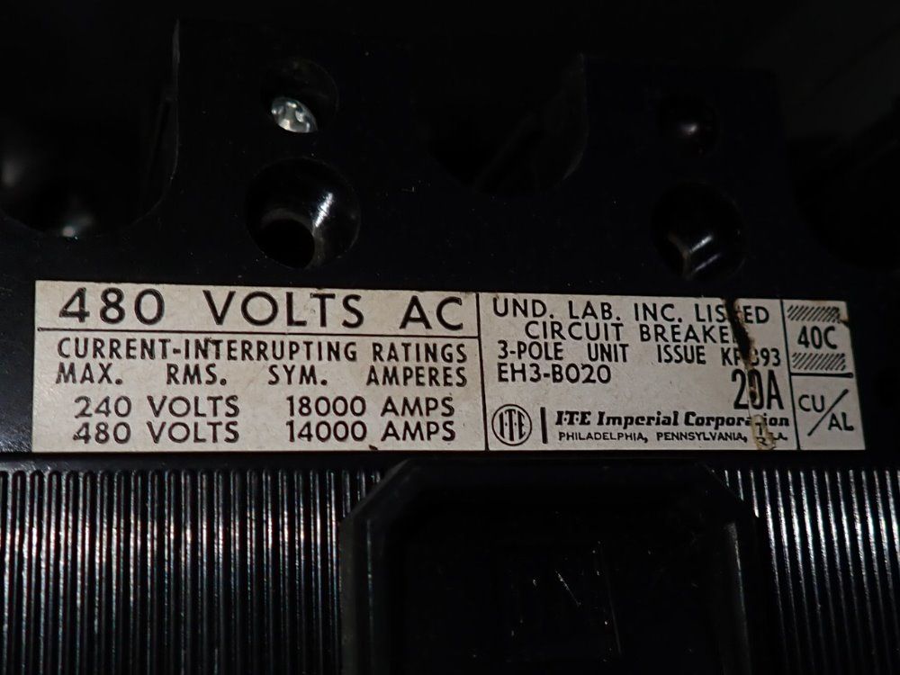 Bulldog Electric 100 Amps / 480 Vac Bus Plug - Xleh4100