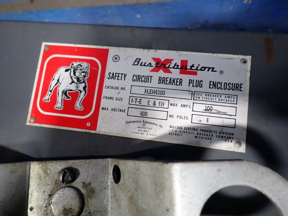 Bulldog Electric 100 Amps Bus Plug - Xleh4100