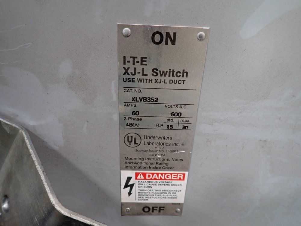 I-t-e 60 Amps Bus Plug - Xlvb352