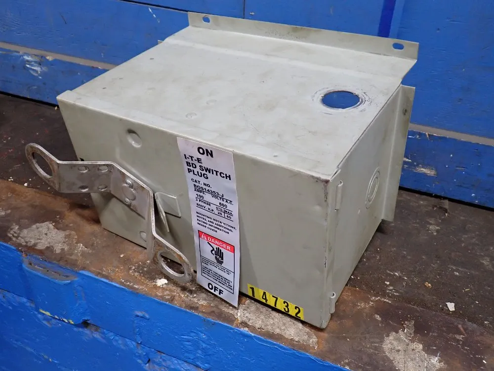 Ite Elec. Corp. 100a/600v Bus Plug - Bos14353-j