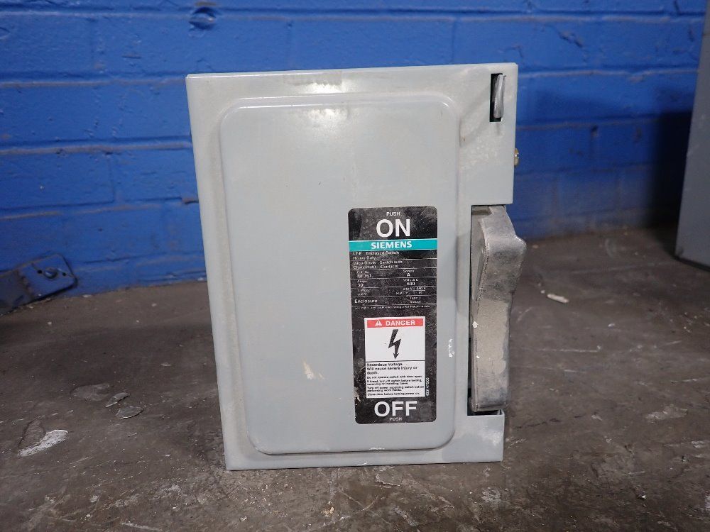 Siemens 30 Amp Non-fusible Disconnect - Nf351