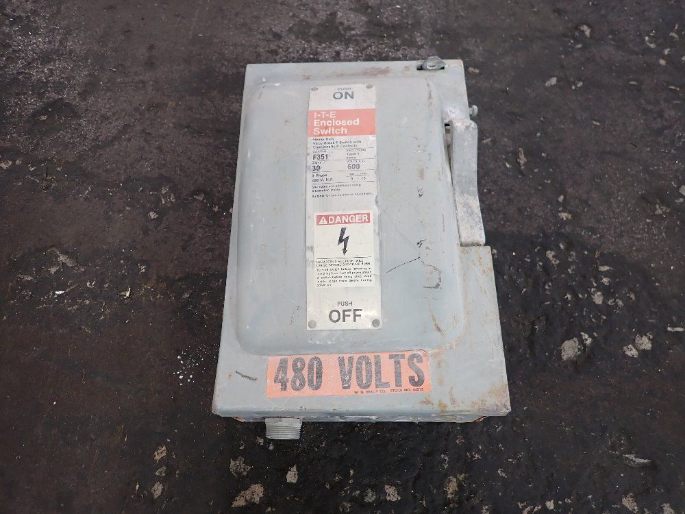 Ite 30 Amp Fusible Disconnect - F351