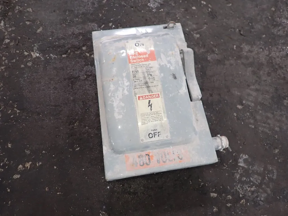 Ite 30 Amp Fusible Disconnect - F-351
