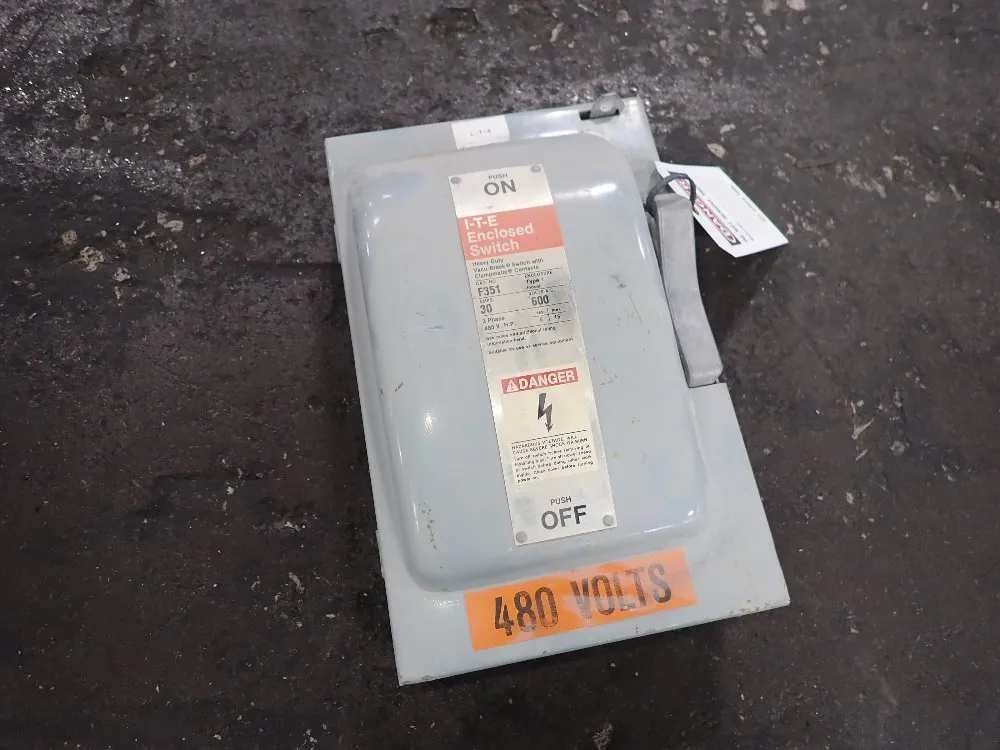 Ite 30 Amp Fusible Disconnect - F-351