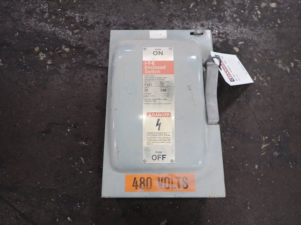 Ite 30 Amp Fusible Disconnect - F-351