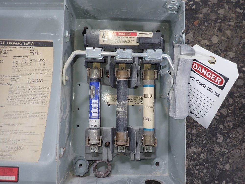 Ite 30 Amp Fusible Disconnect - F-351