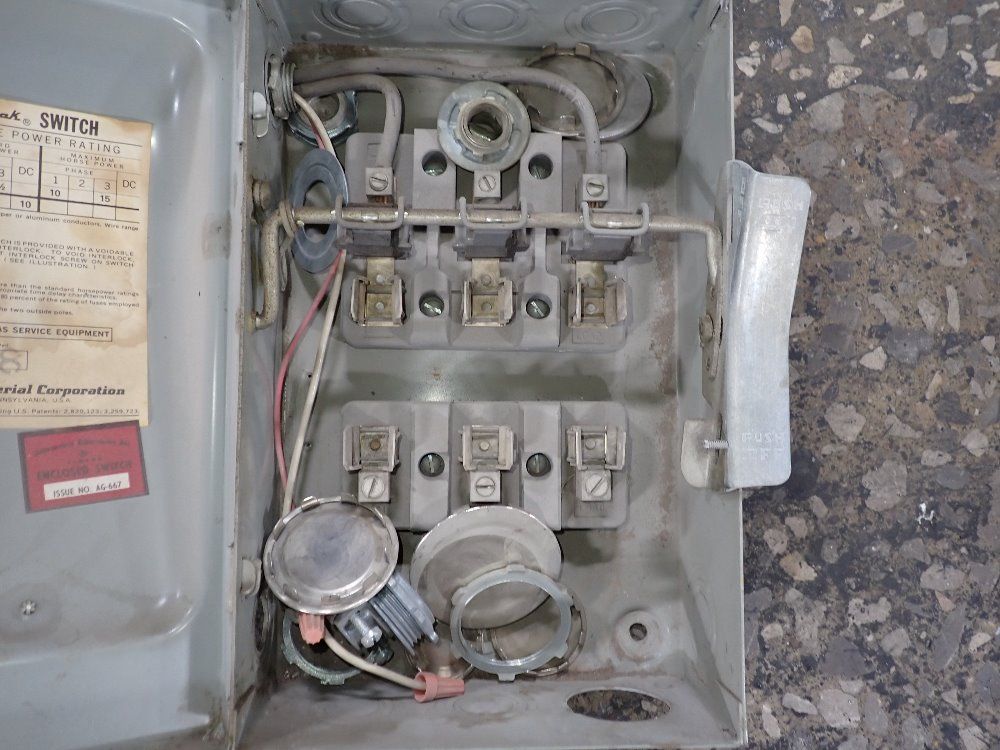 Ite 60 Amp Fusible Disconnect - Jf-322