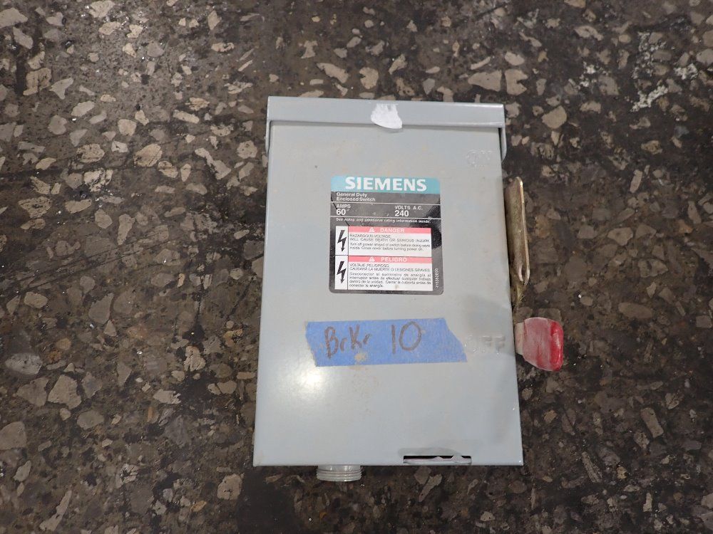 Siemens 60 Amp Non-fusible Disconnect - Lnf222r
