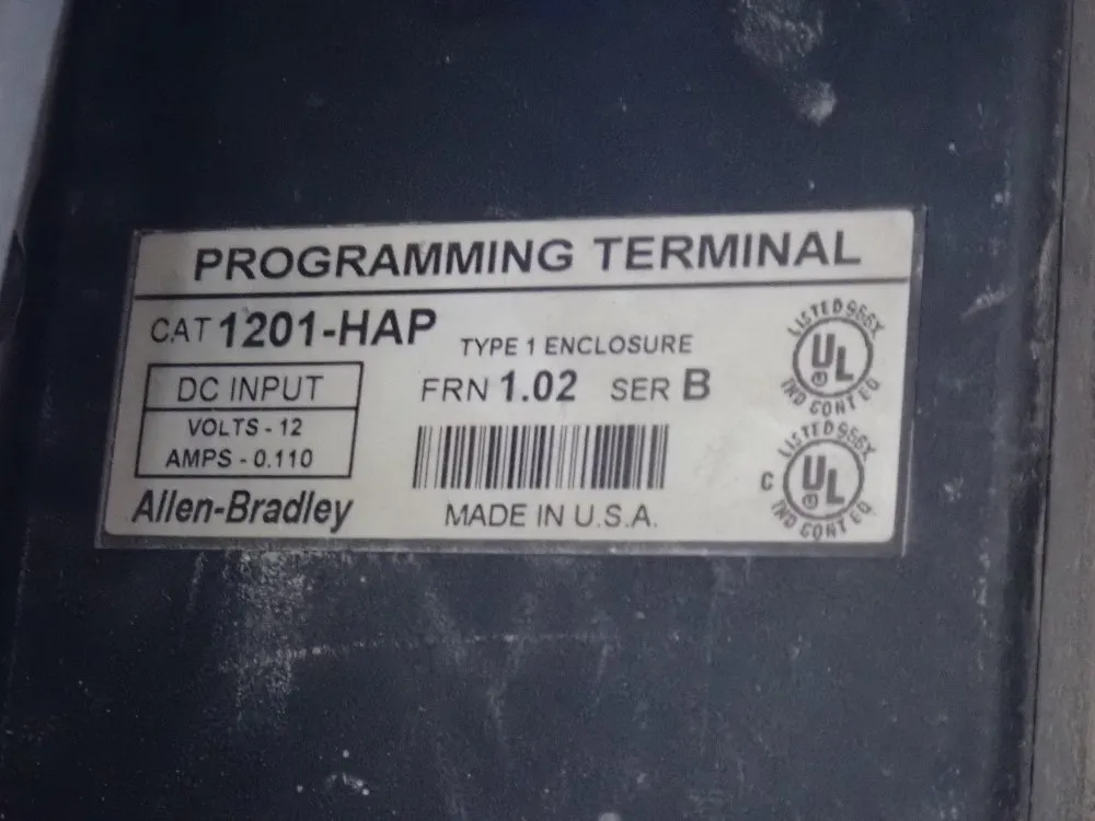 Allen-bradley Programmable Controller, Programming Terminal