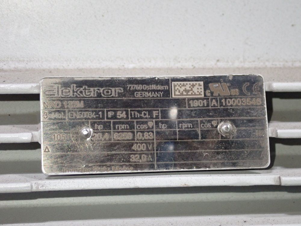 Elektror 20 Hp Blower - Hrd 7 Fu-105/150 Ur