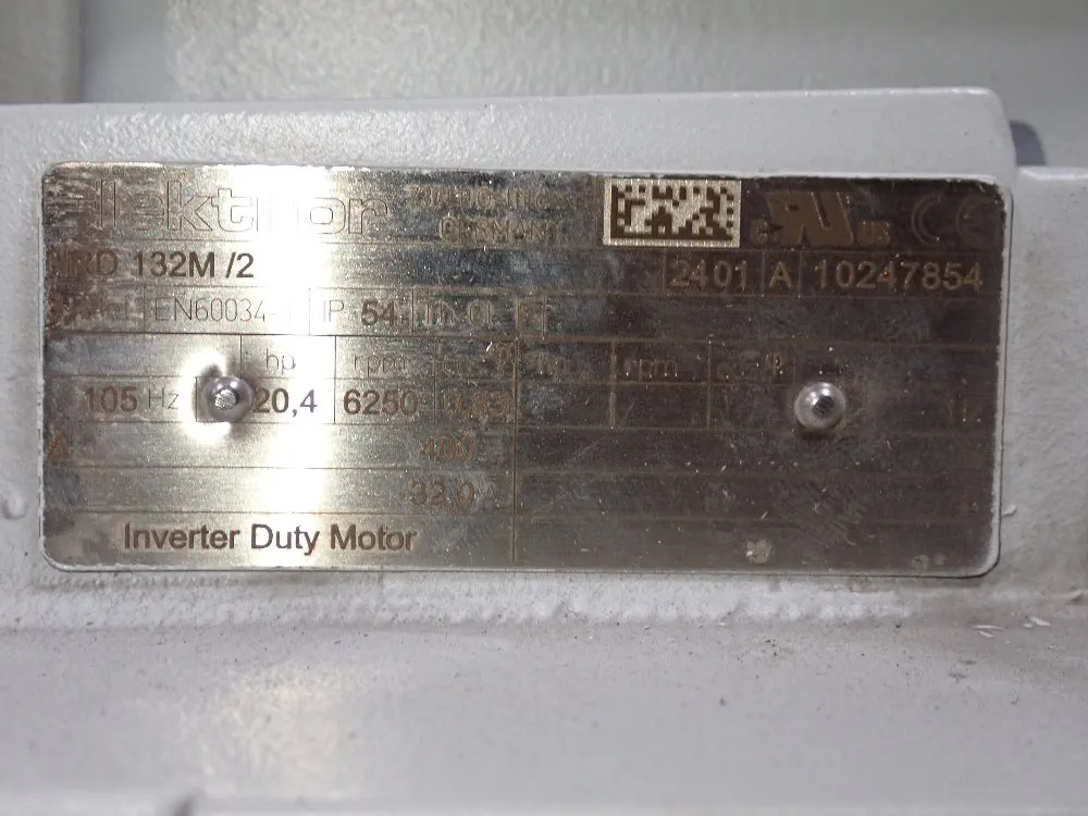 Elektror 20 Hp Blower - Hrd 7 Fu-105/150 Ur