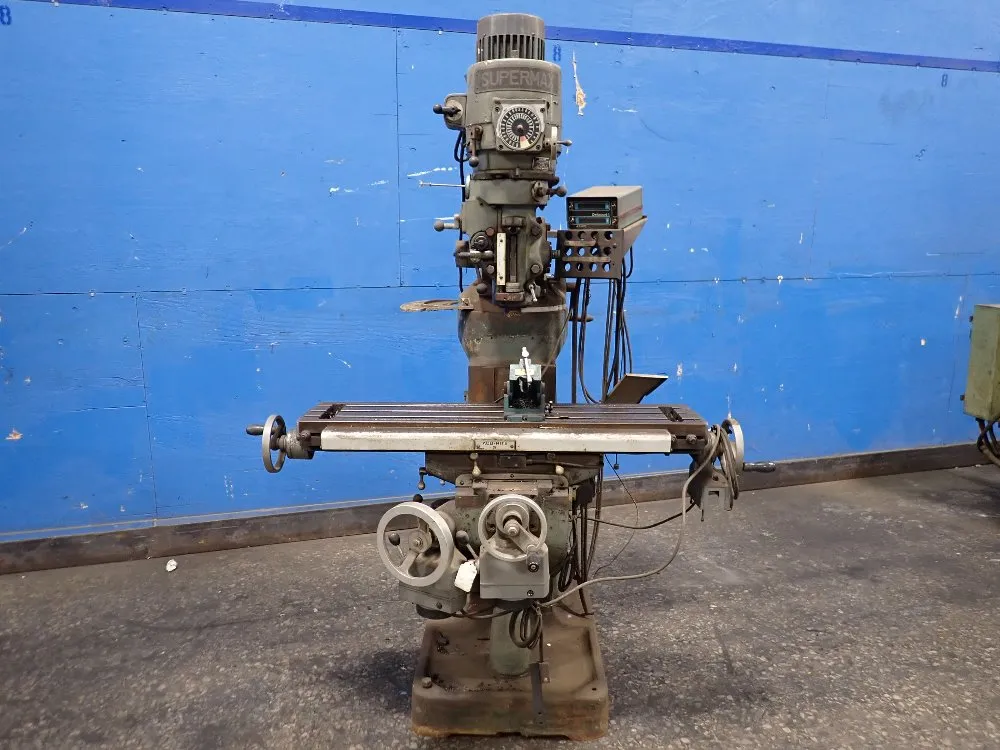 Yci 9" X 42" Vertical Mill - Ycm-1 1/2 Vs