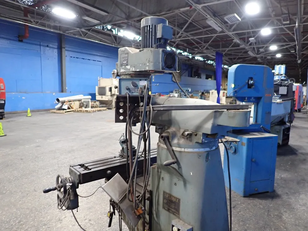 Yci 9" X 42" Vertical Mill - Ycm-1 1/2 Vs
