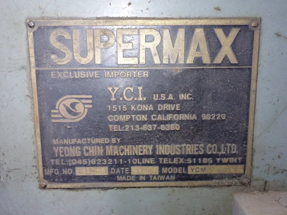 Yci 9" X 42" Vertical Mill - Ycm-1 1/2 Vs