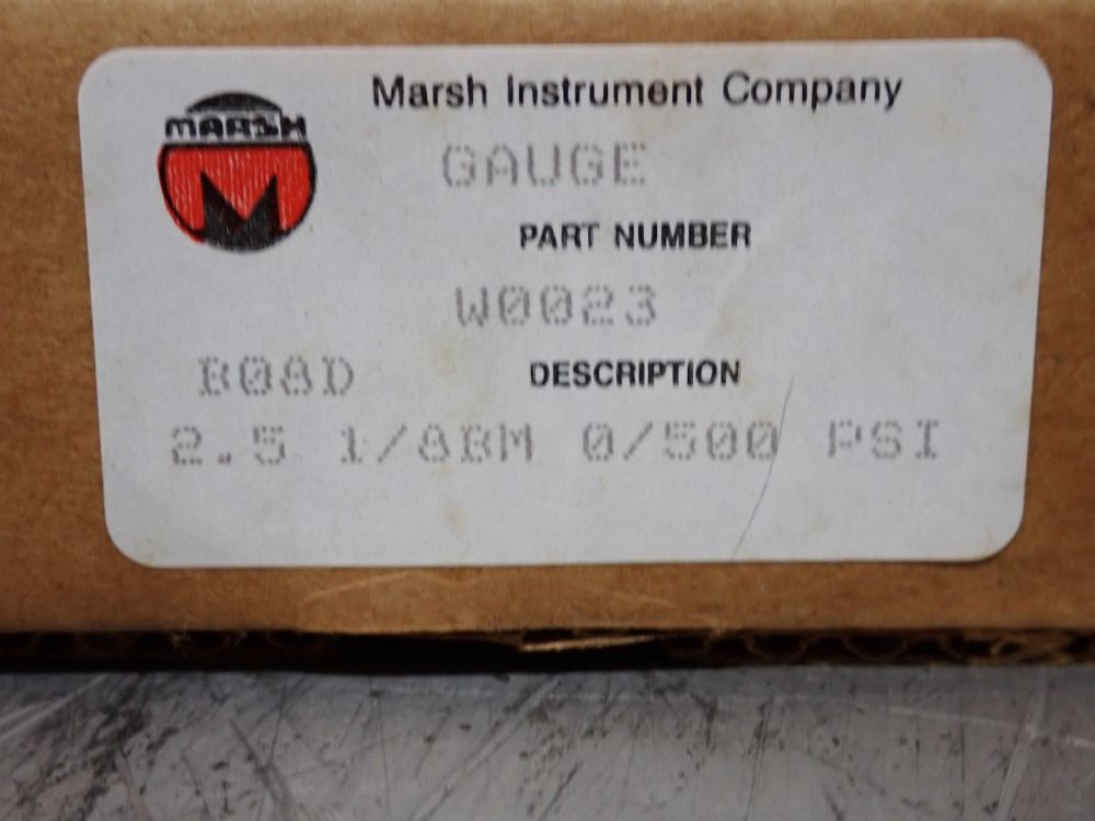 Marsh Instrument Gauges, Qty: 28