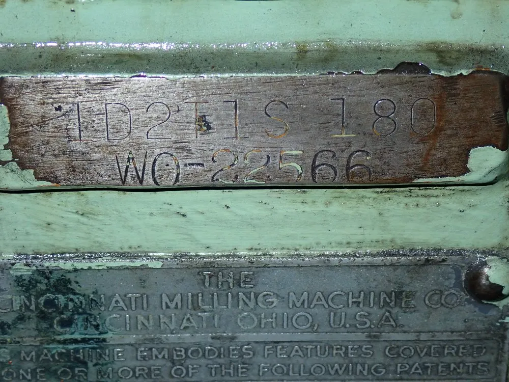 Cincinnati 36" X 5" Table Cutter Grinder - No. 2