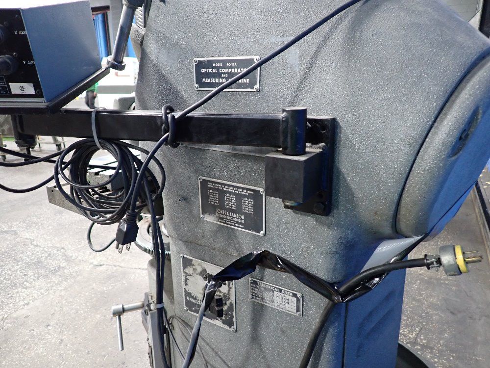 Jones & Lamson 14" Optical Comparator - Pc-14a