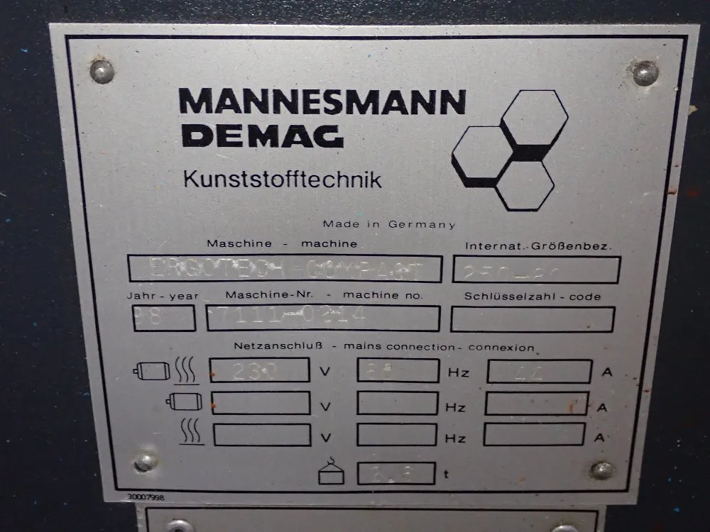 Van Dorn Demag Injection Molder - Ergotech Compact