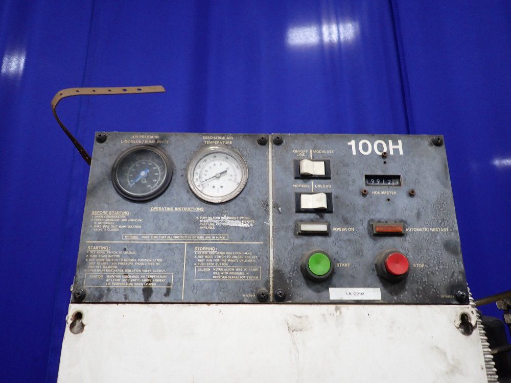 Ingersoll Rand 25 Hp Air Compressor - Ssr 100