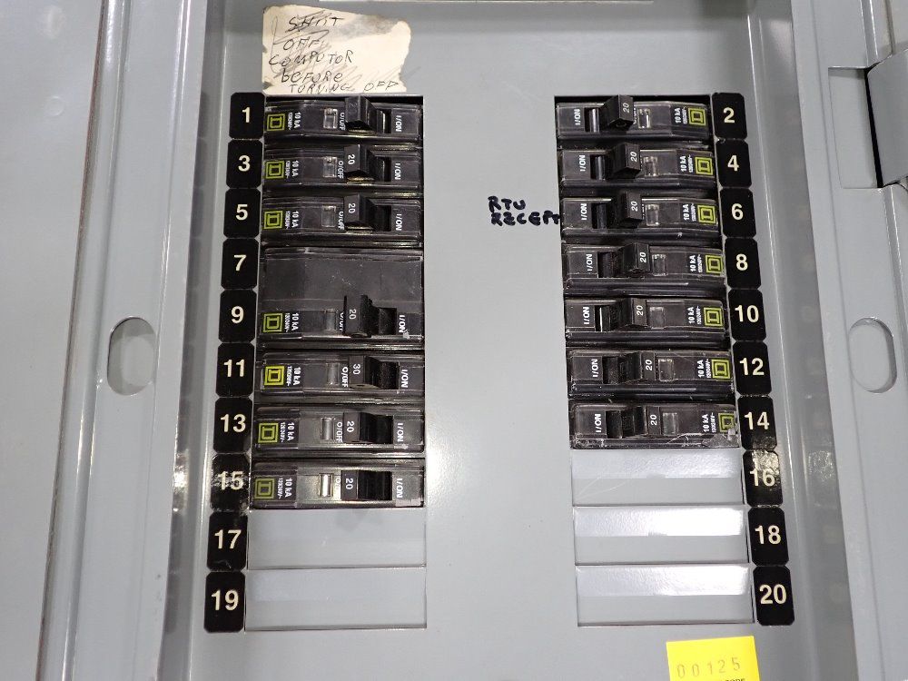 Square D 100 Amp Circuit Breaker - Nqod20l100