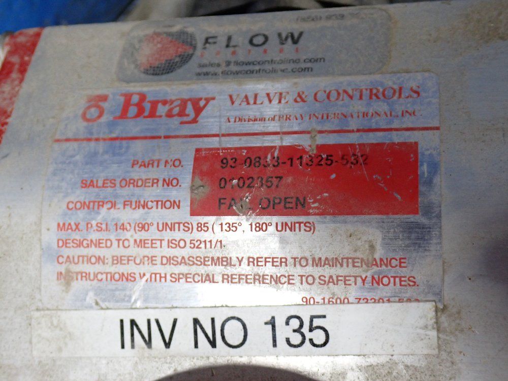Bray Controls 3" Valve - 93-0833-11325-532