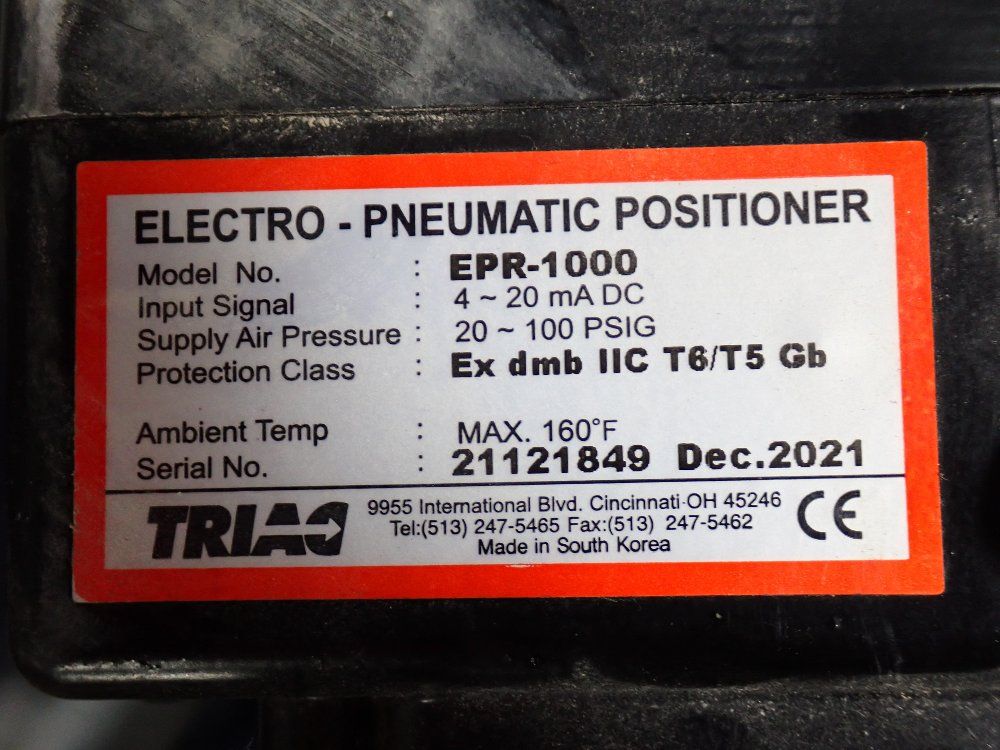 Triac 4" Valve Actuator With Positioner - Epr-1000