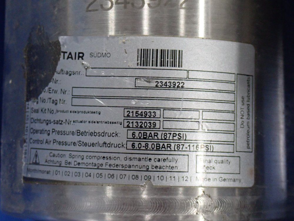 Pentair Valve - 2343994/2343922
