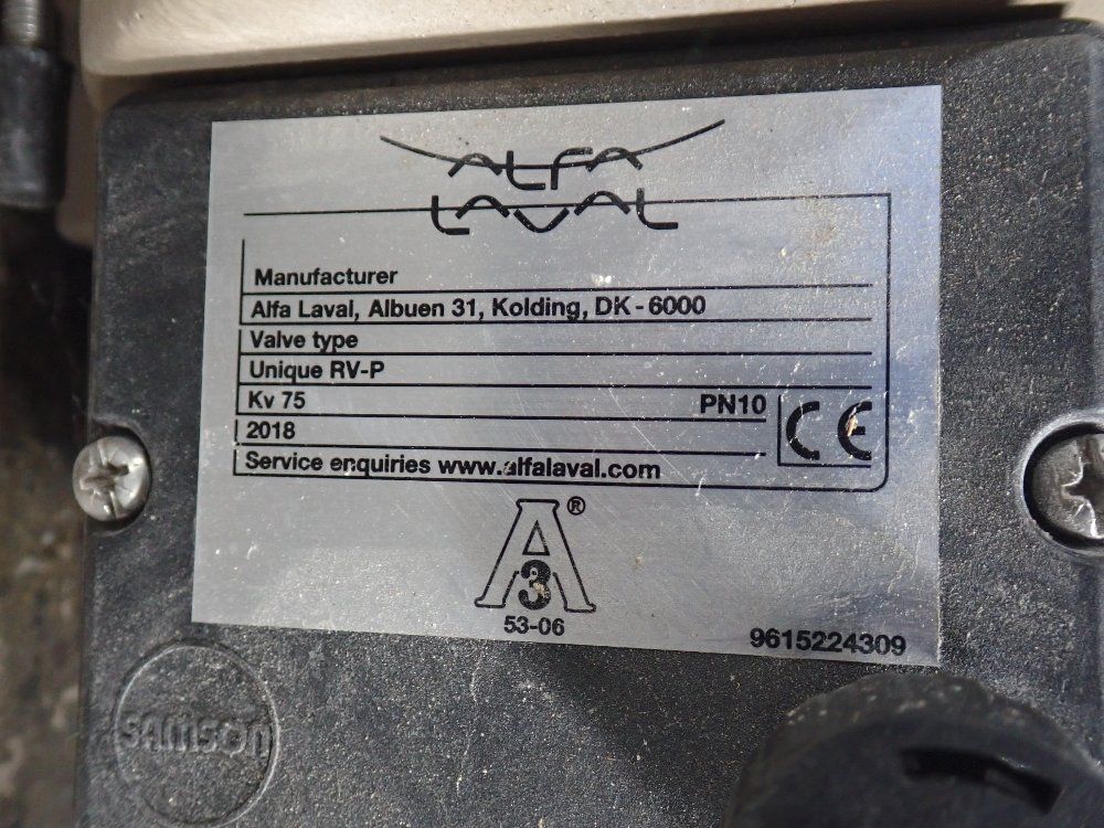 Alpha Laval 4" Actuator With Positioner