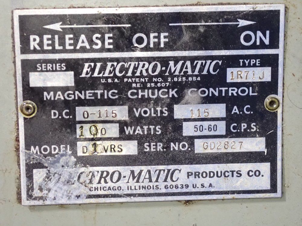 Reid 6" X 12" Surface Grinder