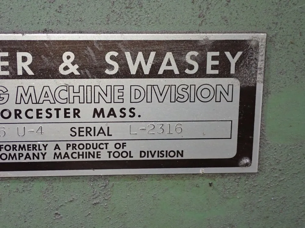 Warner & Swasey 30" Cylindrical Grinder