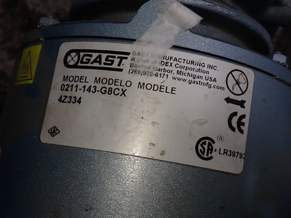 Gast 1/6 Hp Pump - 0211-143-g8cx