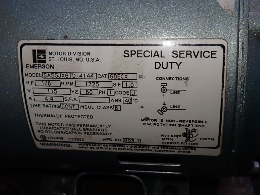 Gast 1/6 Hp Pump - 0211-143-g8cx