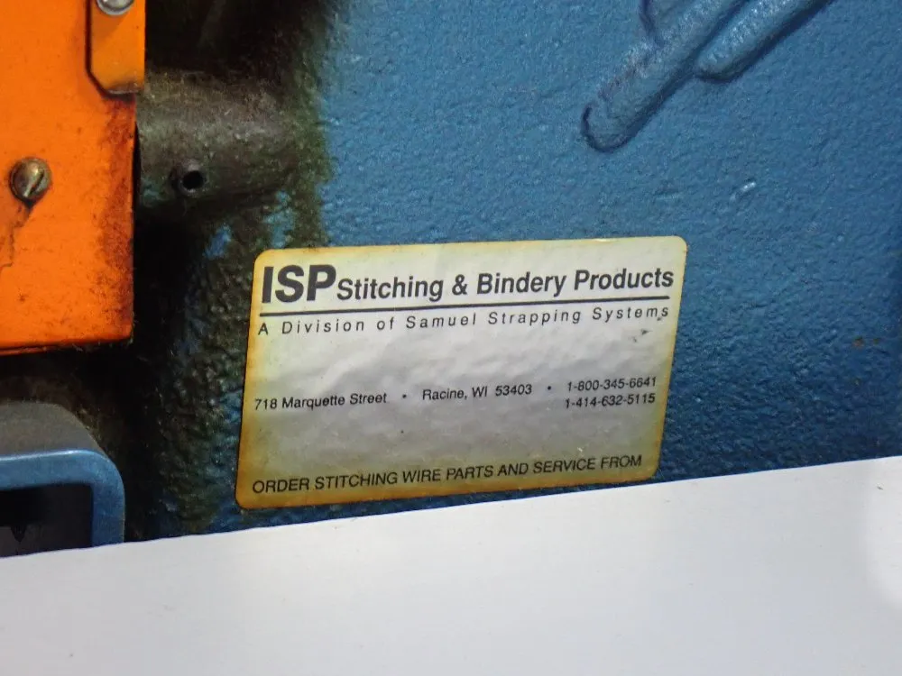 Isp Stitching & Binding Production Saddler Stitcher