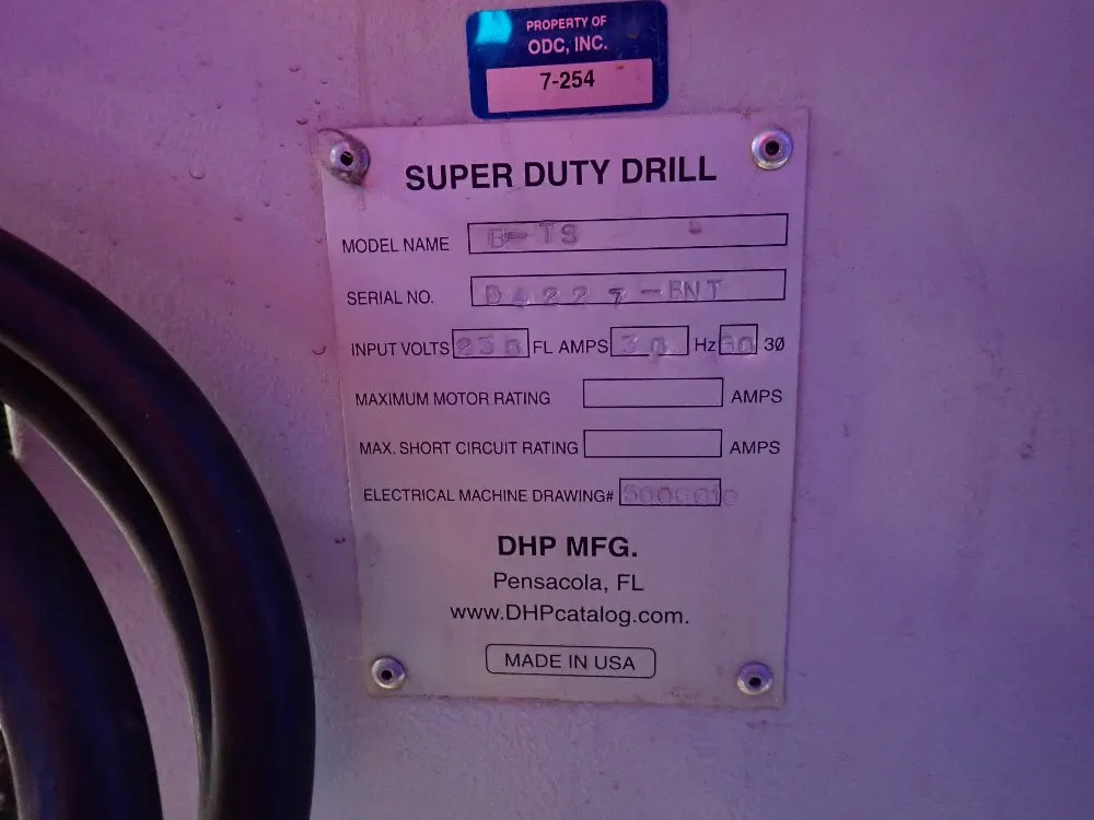 Dhp Mfg 3 Hp Super Duty Drill - B-ts
