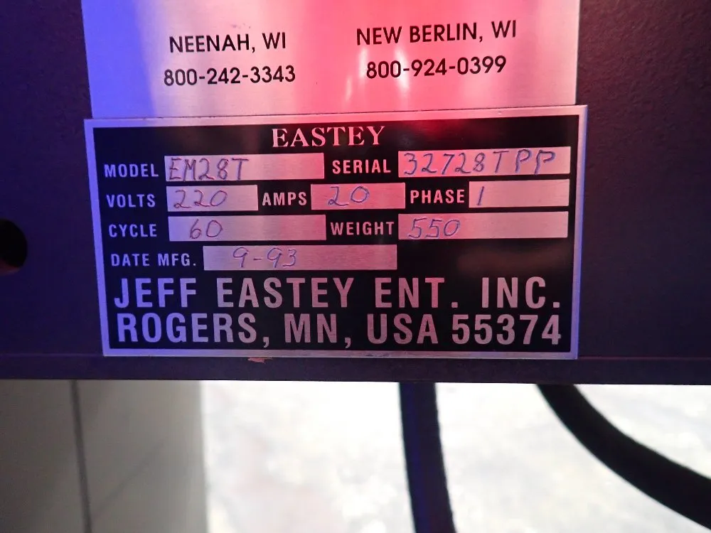 Eastey 30"x20" L Bar Sealer - Em28t