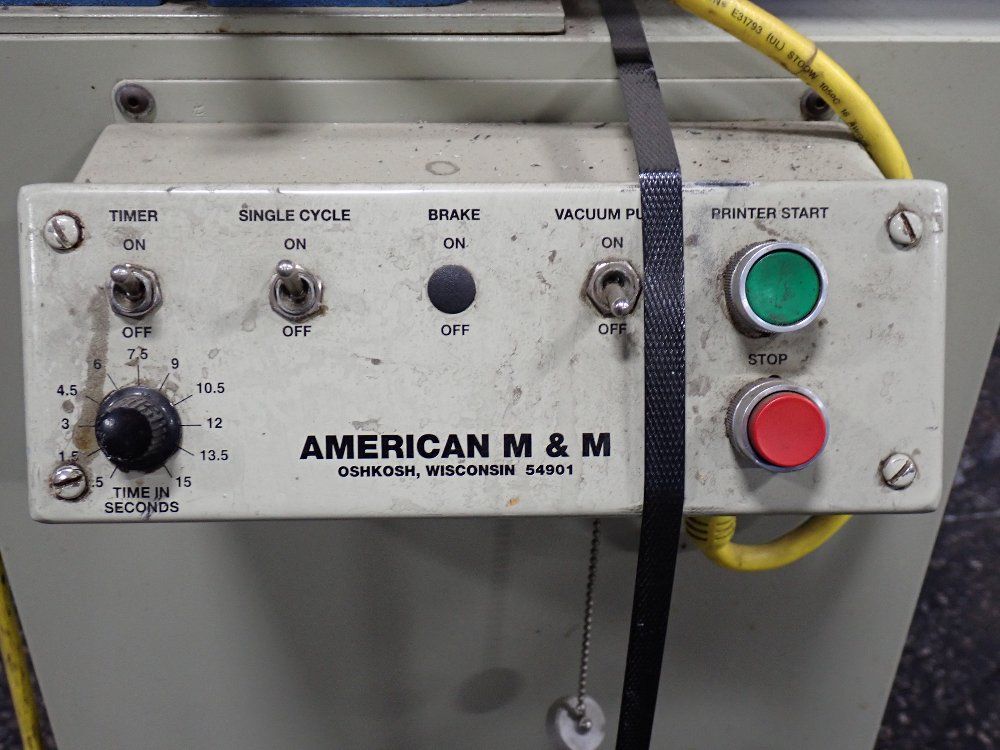 American M&m 15" Screen Printer - 5-912-m