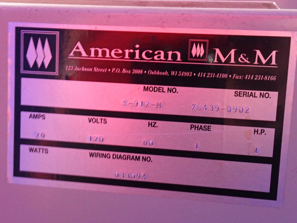 American M&m 15" Screen Printer - 5-912-m