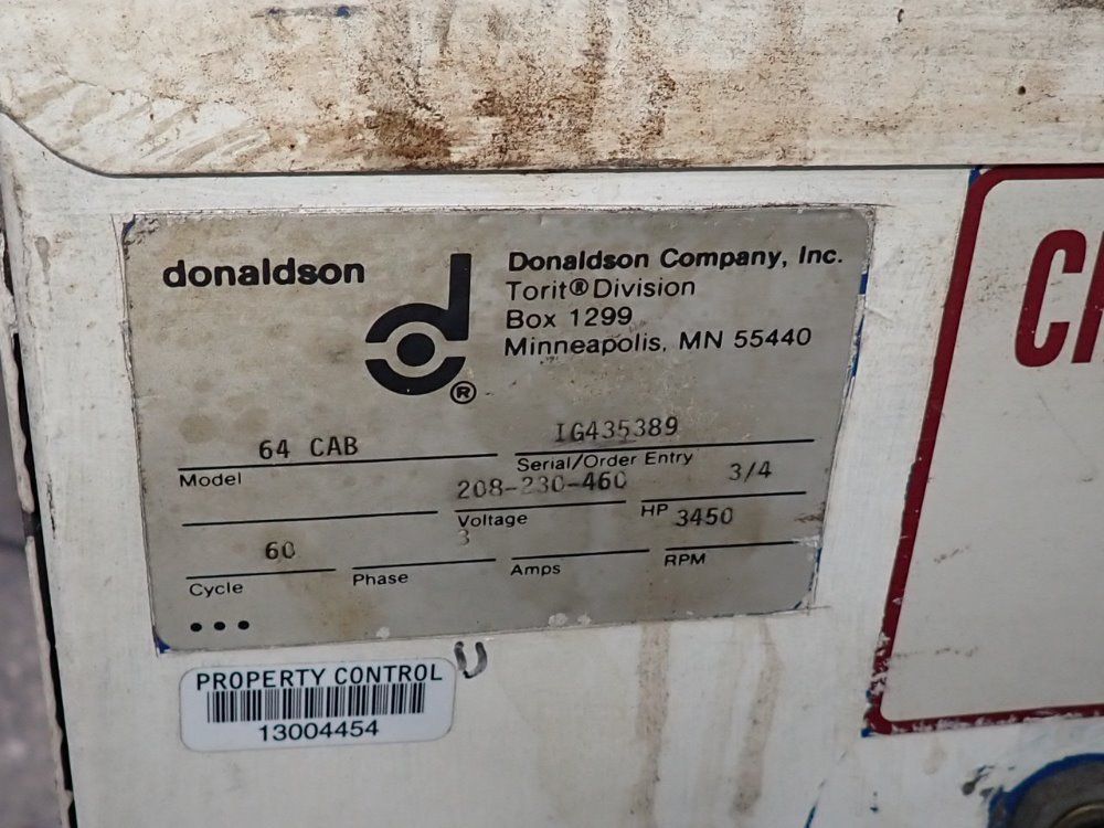 Donaldson 3/4 Hp Dust Collector - 64cab
