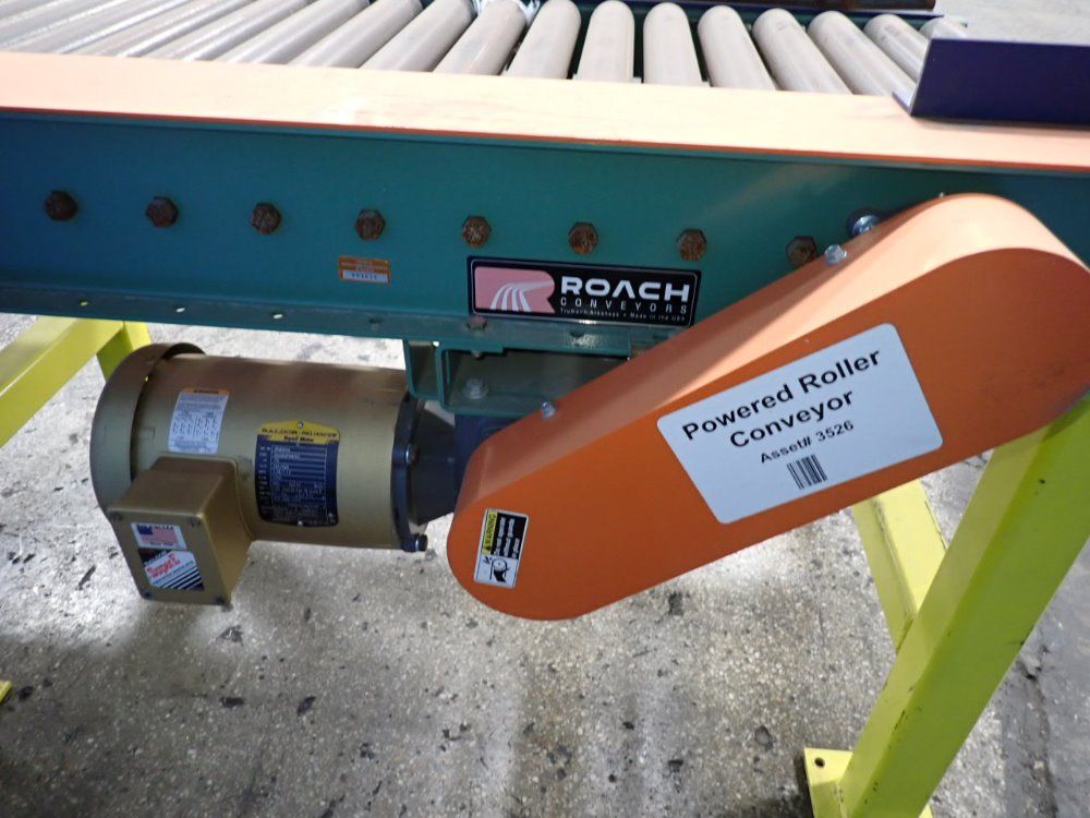 Roach Conveyors 25 1/2"x120" Roller Conveyor