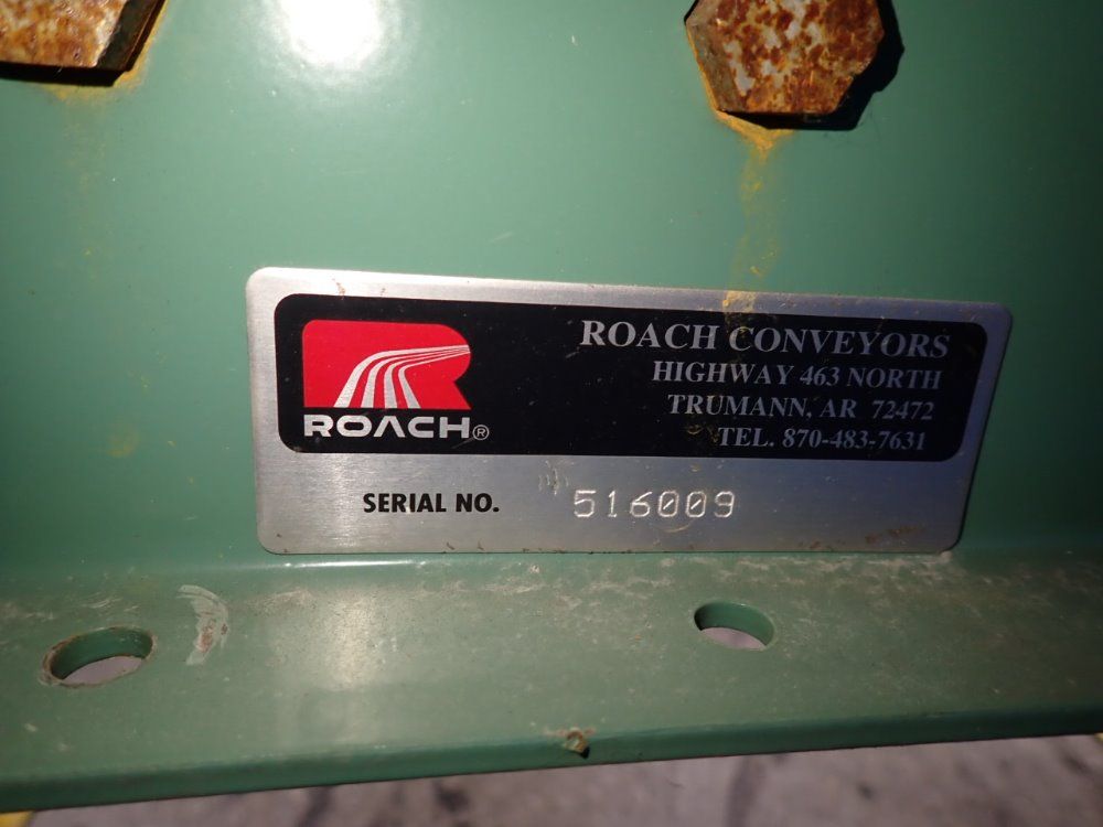 Roach Conveyors 25 1/2"x120" Roller Conveyor